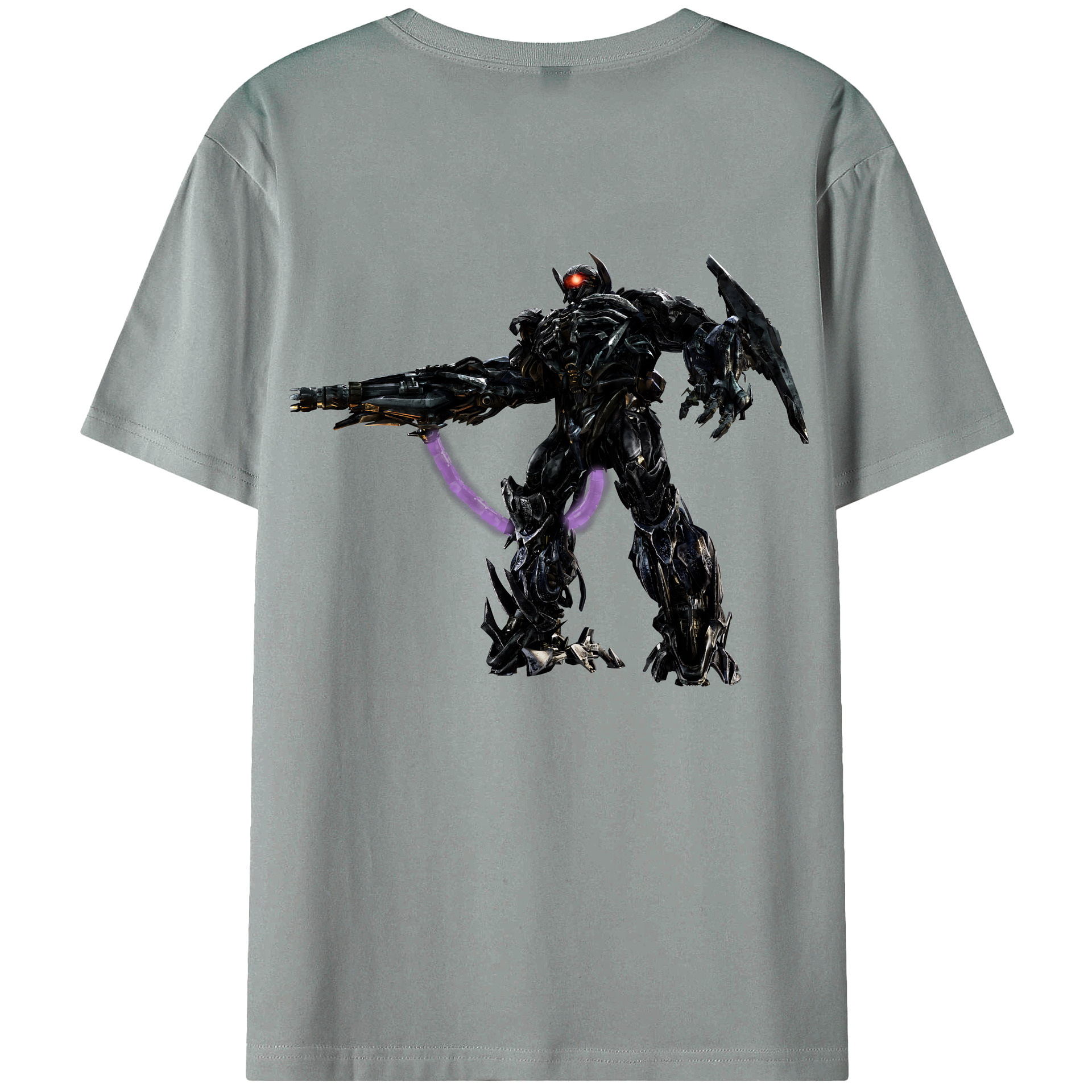 （画像用） Transformers トランスフォーマー 綿100％ メンズ半袖Tシャツ（バックプリント） 通気性